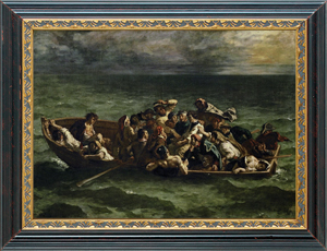The Shipwreck of Don Juan - Eugene Delacroix - Painting