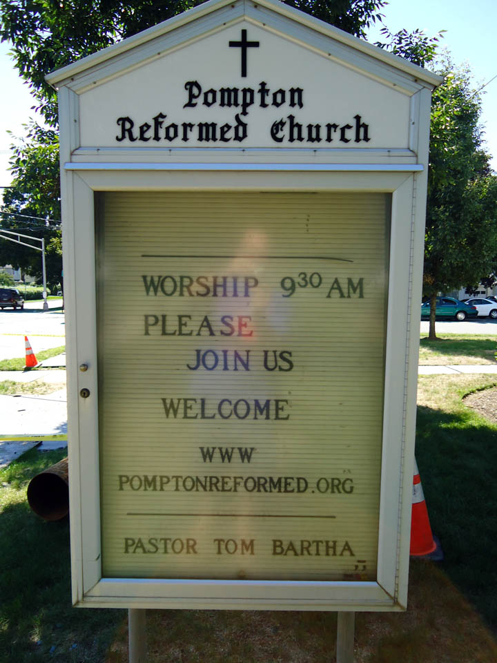 Church Services Public Sign