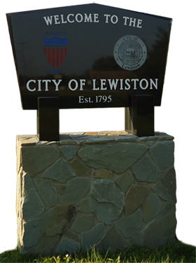 Welcome to Lewiston sign