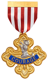 Triple Cross Medal for Courage from The Wizard of Oz